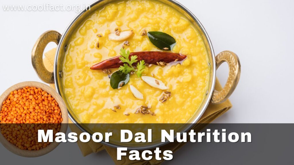 Masoor Dal Nutrition Facts